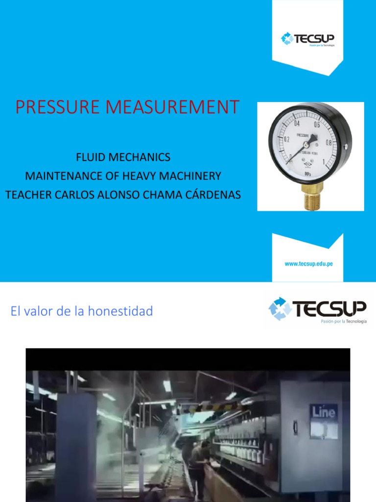 Fluid Pressure Measurement Basics | PDF | Pressure Measurement | Pressure