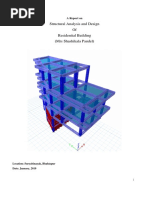 STRUCTURAL DESIGN Report | PDF | Structural Load | Bending