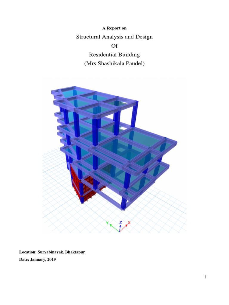 Structural Analysis and Design of Residential Building (Mrs Shashikala ...