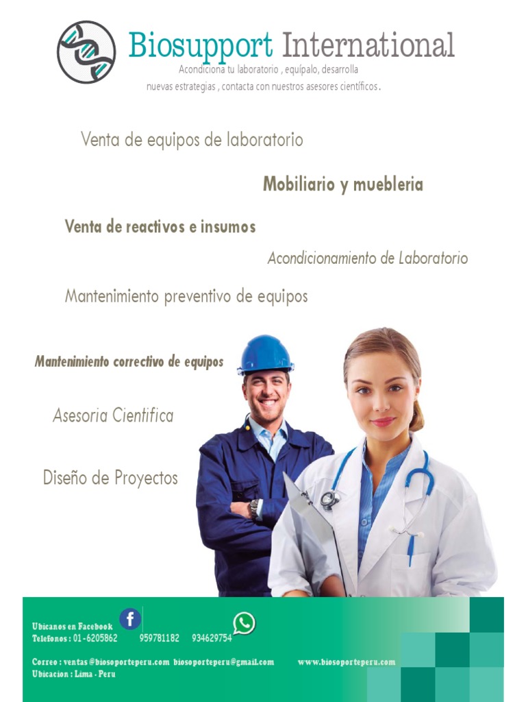 Equipos y Servicios de Laboratorio Biosupport | PDF | Electroforesis ...