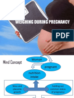 Weighing During Pregnancy