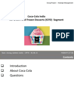 Coca Cola India ICFD Market Entry