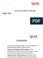 How To Prepare For The TOEFL Test The Right Way