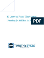 40 Lessons From Tim Grittani Passing 4 Million in Profits
