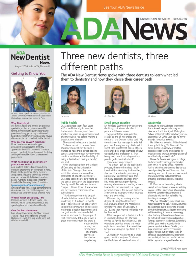 Dental Career Paths PDF Dentistry Dental Degree