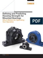 Defining and Predicting Housing Strength For Mounted Bearings