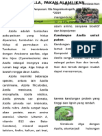 Leaflet AZOLA Pakan Alami Ikan