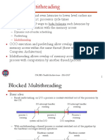 Lect. 9: Multithreading: - Dynamic Out-Of-Order Scheduling - Prefetching