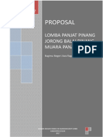 Proposal Panjat Pinang Jorong Balai Pinang, Muaro Paneh, Kab. Solok
