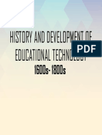 History and Development of Educational Technology