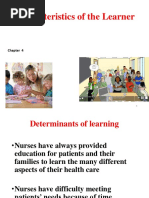 8th Lec Updated Determinants of Learning Ch. 4