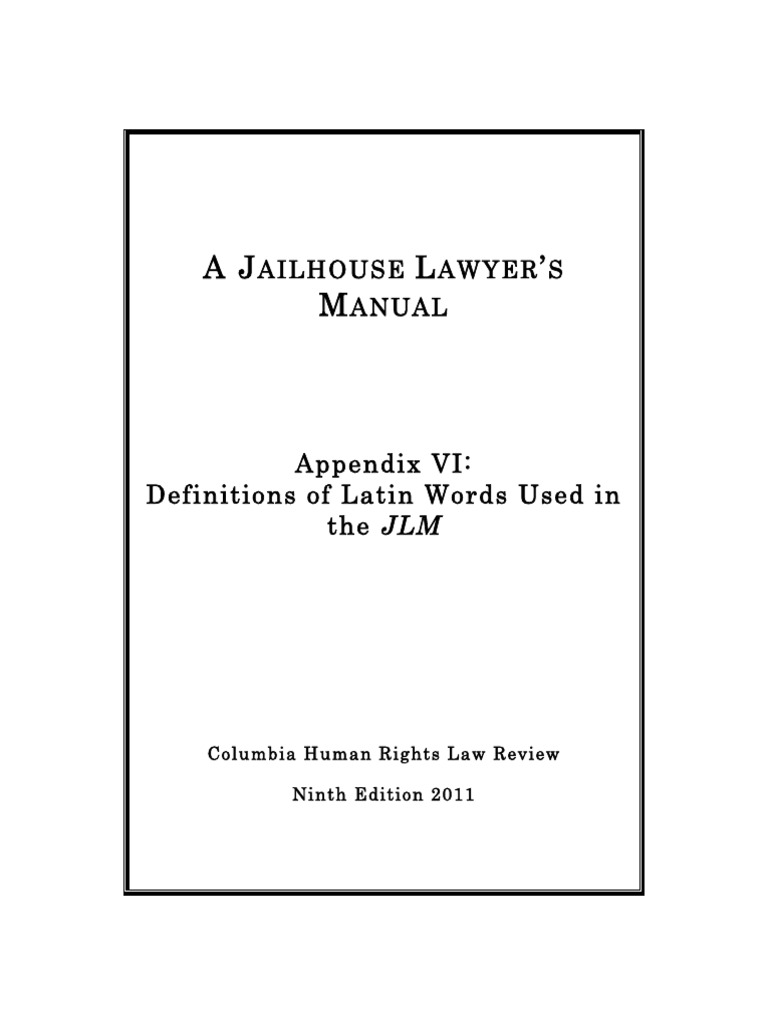 Italicization of Latin Terms in Law | PDF | Nolo Contendere | Certiorari