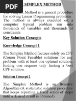 Simplex Method