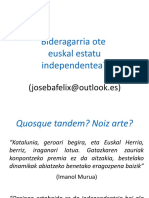 (2019) Bideragarria ote euskal estatu independentea?