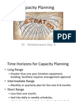 Capacity Planning Techniques and Concepts