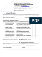 Instrumen Ceklist Verifikasi Pengetahuan Pasien