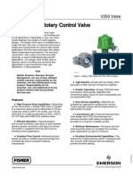 D100053X012 Fisher V250 Rotary Control Valve PDF