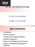 1 Introduction To Databases