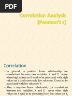 Pearson Correlation Analysis