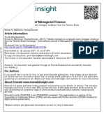 International Journal of Managerial Finance Volume 13 Issue 1 2017 [Doi 10.1108_IJMF-08-2015-0154] Biktimirov, Ernest N.; Durrani, Farooq -- Market Reactions to Corporate Name Changes- Evidence From