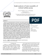 Modal Analysis of Rotor Assembly of Vertical Turbine Pump PDF
