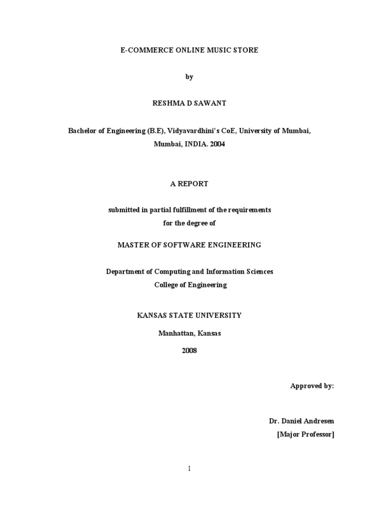 Online Music Store Management System Project Report PDF PDF 