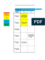 To - Do List For 6th May 2019 To 11th May 2019