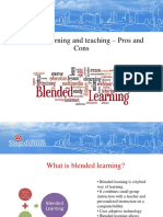 Blended Learning and Teaching Pros and Cons
