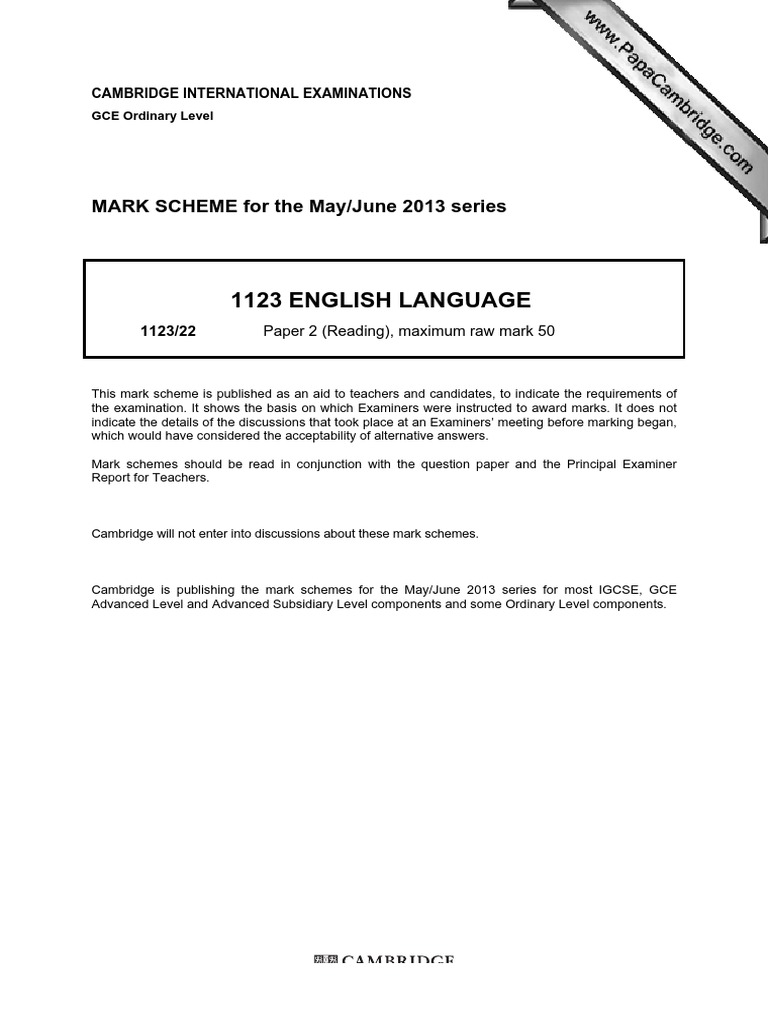 P2 June 2019 Mark Scheme