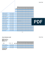 Class Attendance Audit