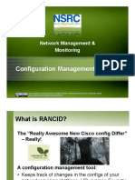 Config Management Rancid