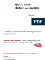 Fabrication of Removable Partial Dentures