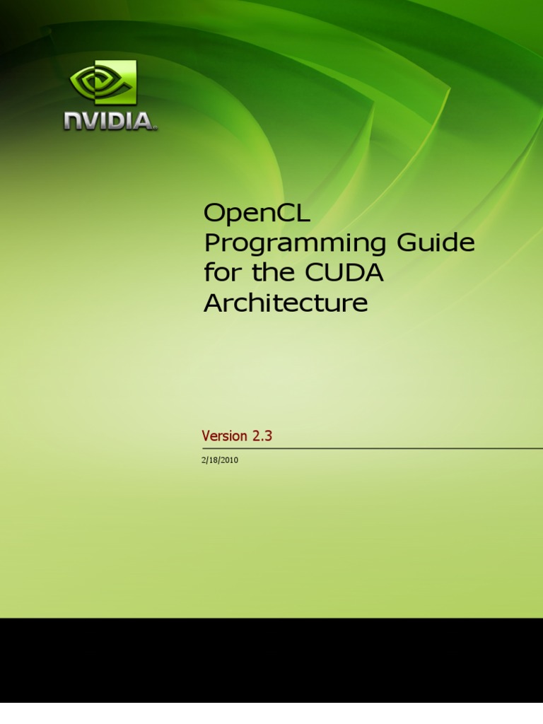 NVIDIA OpenCL ProgrammingGuide | PDF
