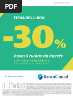 STICKER Banco Ciudad Feria Del Libro