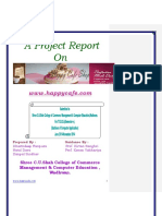A Project Report On: Shree C.U.Shah College of Commerce Management & Computer Education, Wadhwan