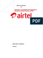 Market Research Report On Airtel