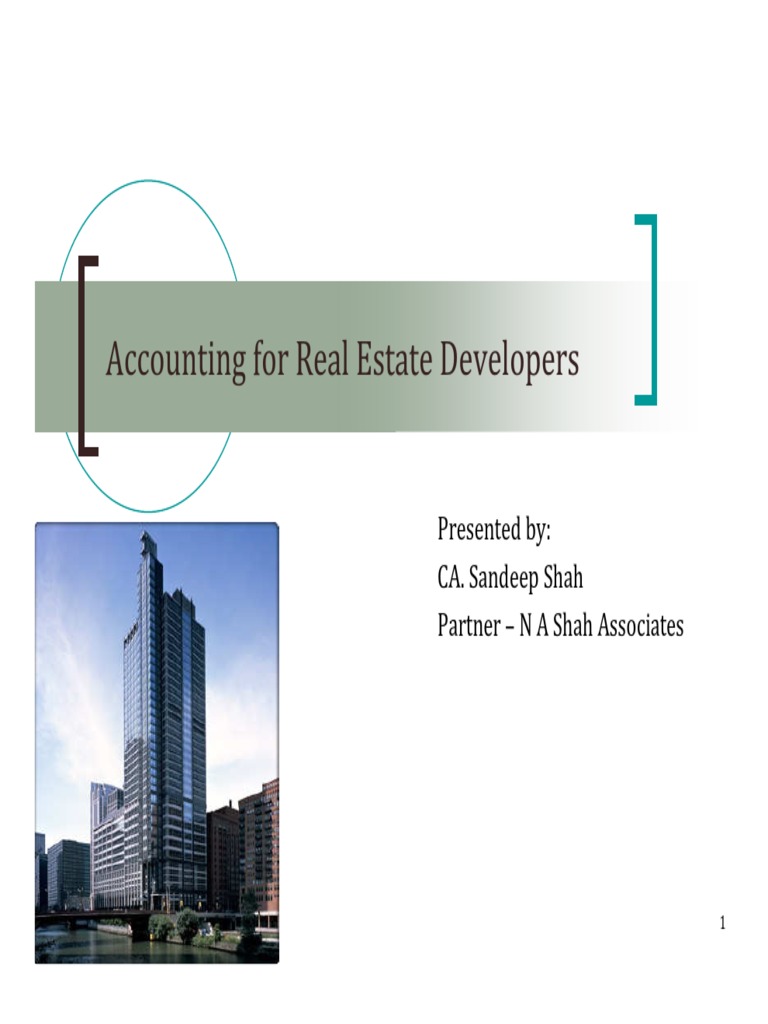 Accounting for Real Estate Developers | PDF | International Financial ...