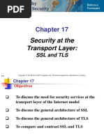 A1263556640 - 23521 - 29 - 2019 - 16 Security at The Transport Layer SSL and TLS Chapter - 17