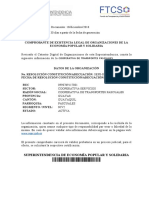 Modelo de Certificado Existencia Legal en La Seps