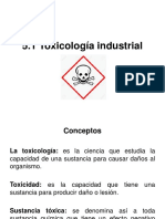 5.1 Toxicología Industrial