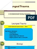 Laryngeal Trauma: Dr. Ida Sjailandrawati Harahap, SP.T.H.T.K.L
