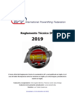 Reglamento Tecnico IPF 2019