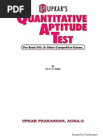 Quantitative Aptitude CAT by Upkaar PDF