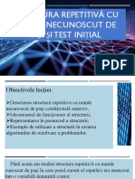 Structura Repetitivă Cu Număr Necunoscut de Pași