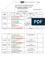 Calendar Competitii SP 2018 2019