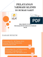 Pelayanan Farmasi Klinis (150419)