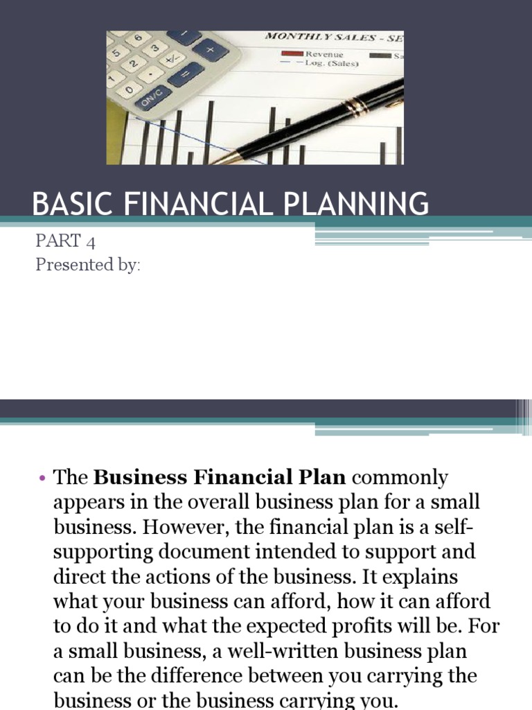Small Business Financial Planning Guide | PDF | Revenue | Balance Sheet