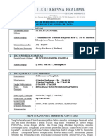 Formulir Permohonan Surety Bond TKP