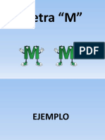 Letra M ejemplos imágenes inicial M