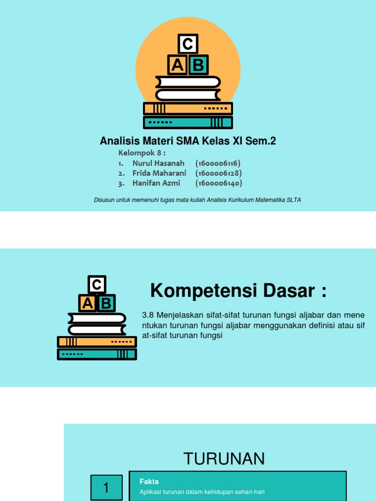 Ppt Turunan Xi Sem 2
